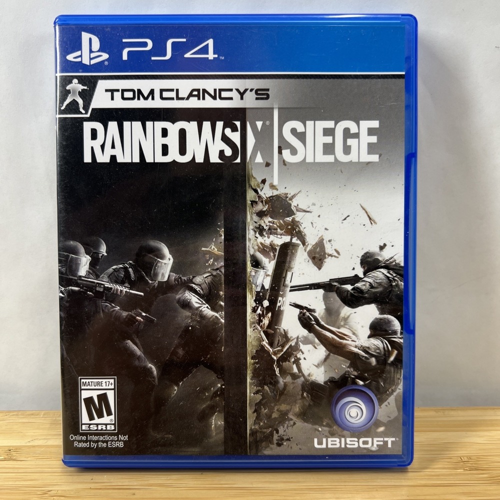 Tom Clancy's Rainbow Six Siege PS4 (Sony PlayStation 4, 2015) Tested Video Game
